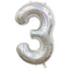 40 Inch Large Hologrphic Laser Silver Digital Aluminum Film Balloon