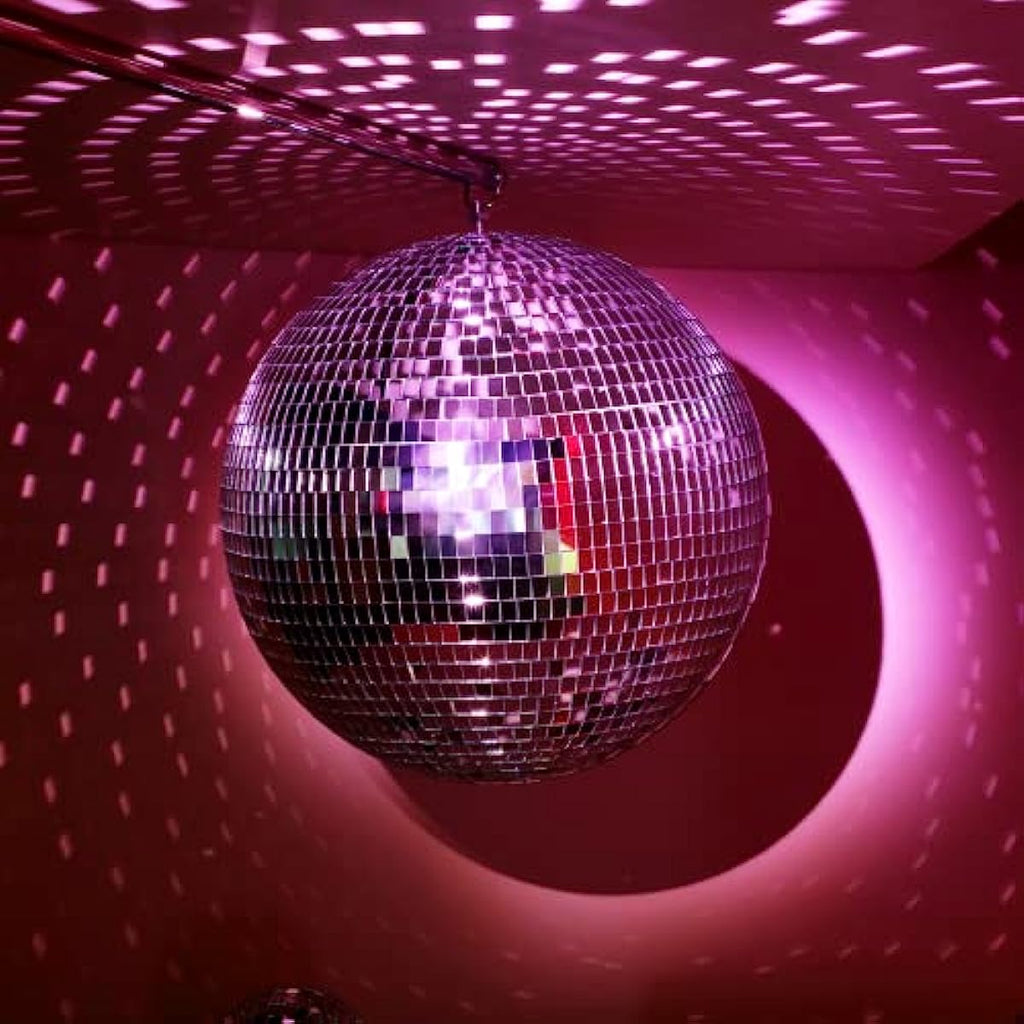 2 Pack 12 Inches Disco Light Mirror Ball Stylish Mirror Ball for Club Stage Event Festivals Party Decor