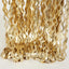 2 Pack Wavy Champagne Gold Metallic Tinsel Foil Fringe Curtains Backdrop - 3.3X6.6ft