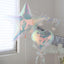 3Pcs Iridescent Heart Balloons 40Inch/Hollow Love Balloons