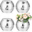 Silver Color Disco Ball Flower Vase/Disco Ice Bucket