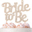 Bride to Be Cake Topper - Premium Rose Gold Metal Sparkly