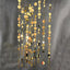 Sequin String Laser Sequin Curtain for Hall Ceiling Decoration-Gold