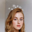 Silver Rhinestone Multi-layer Headband Star Headgear