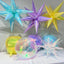 22Inch Iridescent Peral White 4D Sphere Balloons (4pcs)