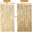 2 Pack Wavy Champagne Gold Metallic Tinsel Foil Fringe Curtains Backdrop - 3.3X6.6ft