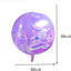 22Inch Iridescent Purple 4D Sphere Balloons (4pcs)