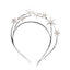 Silver Rhinestone Multi-layer Headband Star Headgear