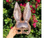 Rose Gold Disco Ball Mirror Bunny Mask