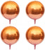 Rose Gold and Copper Ombre Balloons 4pcs