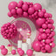 Hot Pink 110Pcs Balloon Garland Arch Kit 5/10/12/18 Inch Latex Hot Magenta Balloons