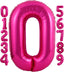 40 Inch Hot Pink Number 1 Balloon Large Size Jumbo Digit Mylar Foil Helium Bright Pink Balloons for Birthday Party Celebration Decorations Graduations Anniversary Baby Shower Photo Shoot