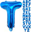 40-inch (about 101.6 Cm) Large Blue Letter Balloon A-Z