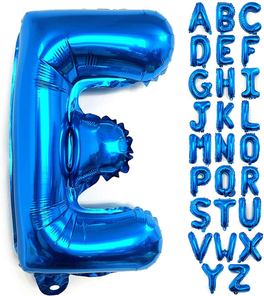 40-inch (about 101.6 Cm) Large Blue Letter Balloon A-Z