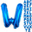 40-inch (about 101.6 Cm) Large Blue Letter Balloon A-Z