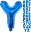 40-inch (about 101.6 Cm) Large Blue Letter Balloon A-Z