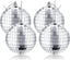 Mirror Disco Balls,Silver Hanging Party Disco Ball for Party or DJ Light Effect