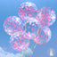 Confetti Pattern Bubble Balloons Self-Sealing 18