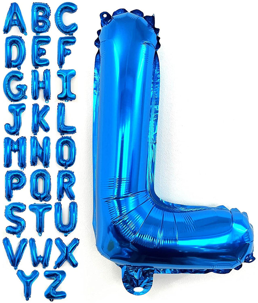 40-inch (about 101.6 Cm) Large Blue Letter Balloon A-Z