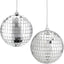 Mirror Disco Balls,Silver Hanging Party Disco Ball for Party or DJ Light Effect