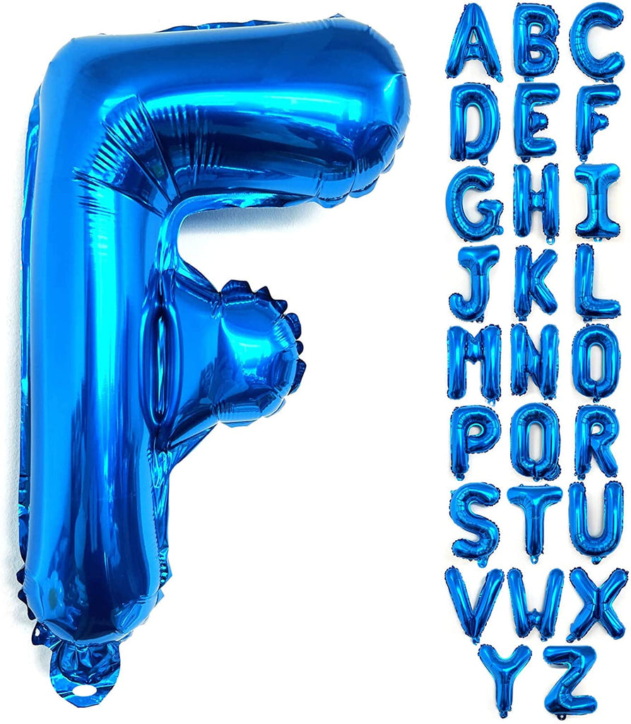 40-inch (about 101.6 Cm) Large Blue Letter Balloon A-Z