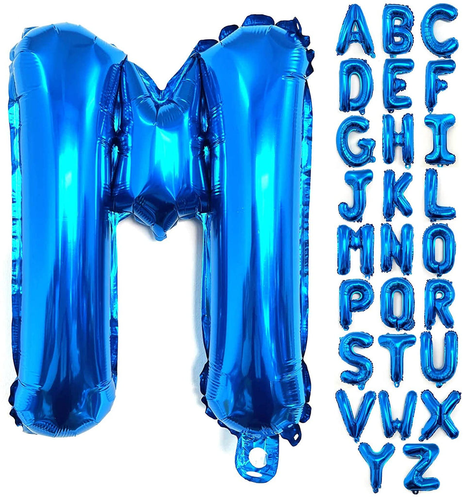 40-inch (about 101.6 Cm) Large Blue Letter Balloon A-Z