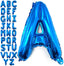 40-inch (about 101.6 Cm) Large Blue Letter Balloon A-Z