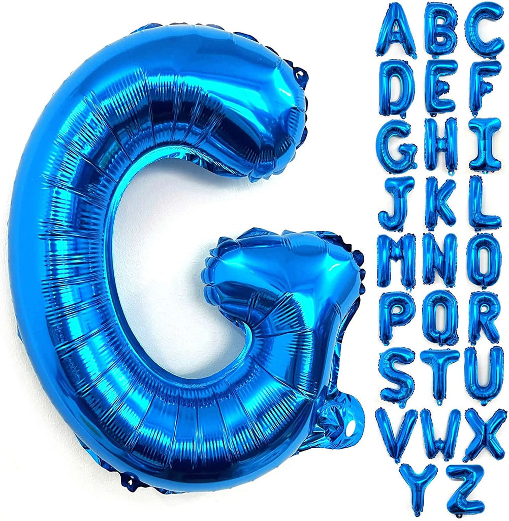 40-inch (about 101.6 Cm) Large Blue Letter Balloon A-Z