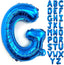 40-inch (about 101.6 Cm) Large Blue Letter Balloon A-Z