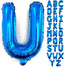 40-inch (about 101.6 Cm) Large Blue Letter Balloon A-Z