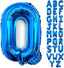 40-inch (about 101.6 Cm) Large Blue Letter Balloon A-Z