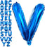 40-inch (about 101.6 Cm) Large Blue Letter Balloon A-Z