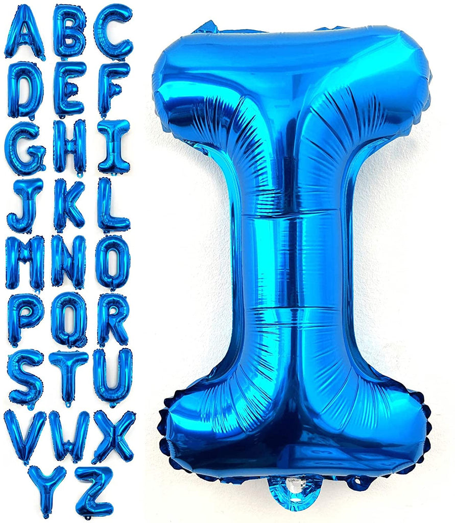 40-inch (about 101.6 Cm) Large Blue Letter Balloon A-Z