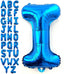 40-inch (about 101.6 Cm) Large Blue Letter Balloon A-Z