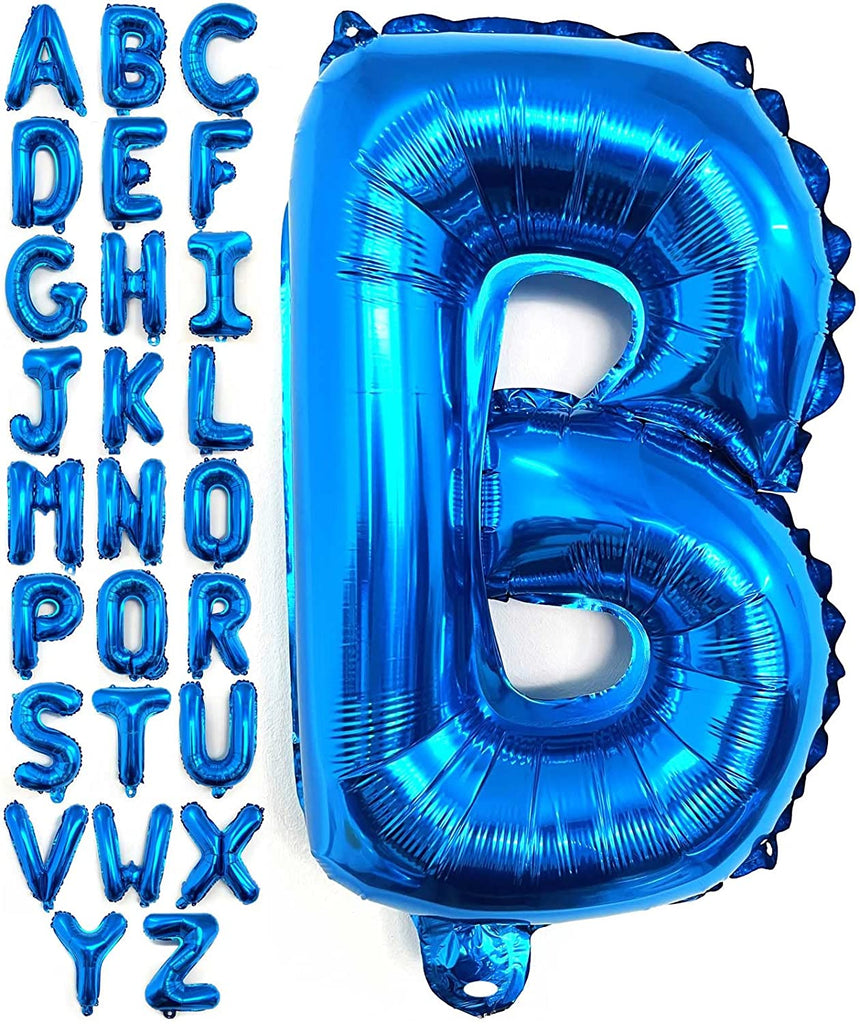 40-inch (about 101.6 Cm) Large Blue Letter Balloon A-Z